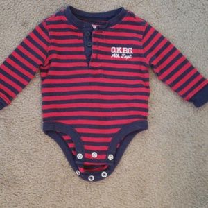 Osh kosh thermal onesie
